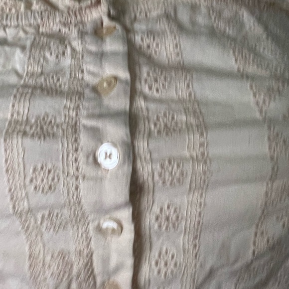 Nordstrom Boho Eyelet Lace Crop Tank - Picture 4 of 6